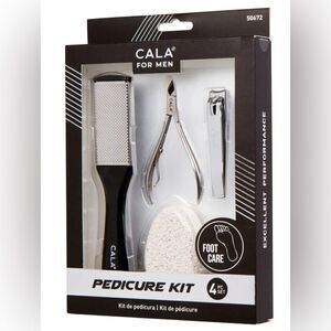 CALA Men’s Proffesional Grade Pedicure Care Kit Travel Set of 4